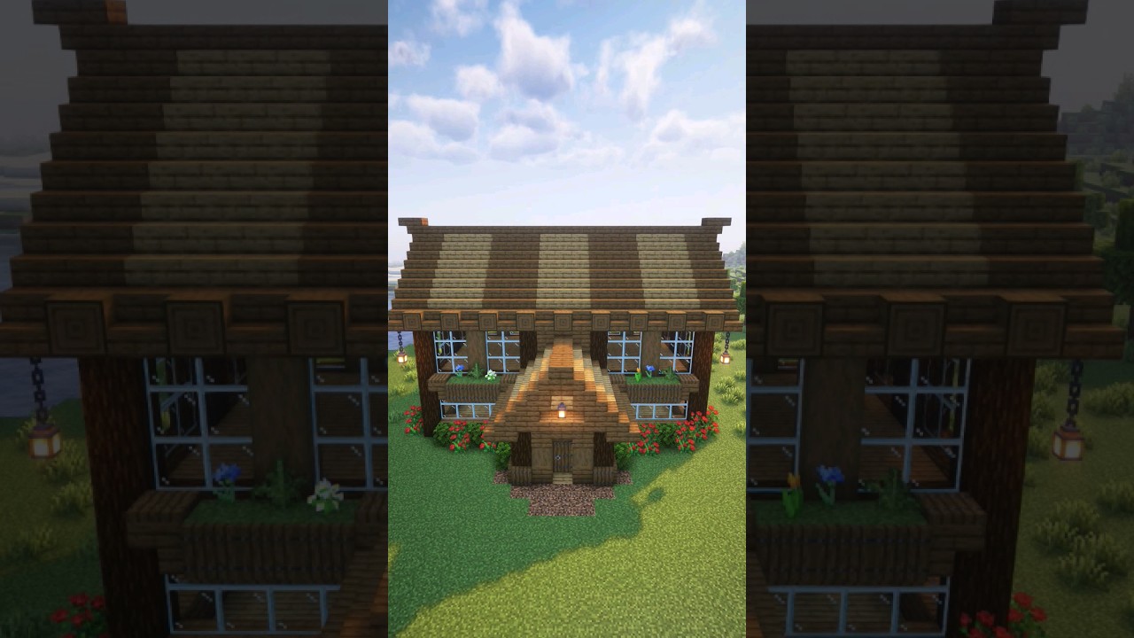Minecraft Ultimate Wooden House🏠 Tutorial 