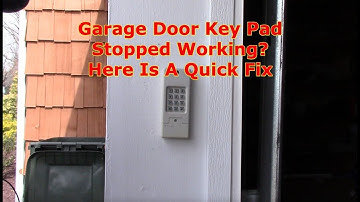 Garage Door Keypad Not Working? Here Is An Easy Fix