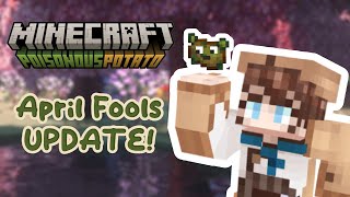 April Fools PATATAS EN MINECRAFT NUEVA DIMENSION -Minecraft POTATO
