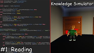 Making a game in Roblox | Knowledge Simulator DevLog #1