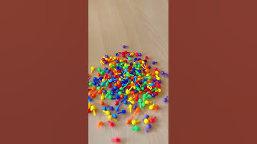 Oddly Satisfying Mosaic Beads falling asmr #shorts #satisfying #trending