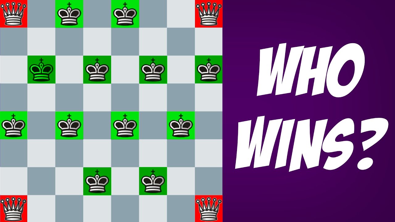 Can 4 Queens Capture All Those Kings? Fairy Chess YouTube