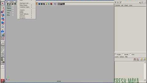 Fresh Maya:  Tools/Features - Heads Up Display