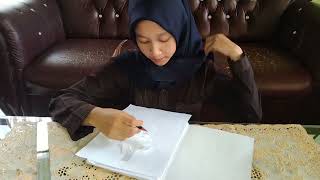 menggambar dengan teknik kering dan teknik basah