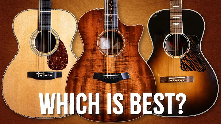 Martin VS Taylor VS Gibson! | Acoustic Comparison