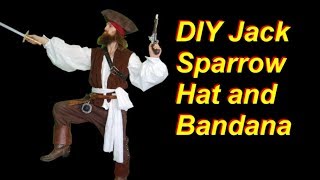 DIY Jack Sparrow Costume Part 4: Bandana and Hat