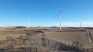 Iowa Windmills WITH A DRONE