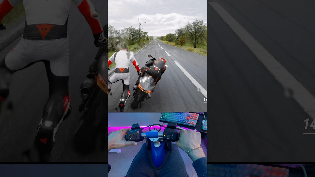 Мотоцикл Suzuki Hayabusa с фристайлером Thrustmaster | Ride 5