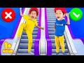 Take The Escalator Song 🎯 | + More Kids Songs and Nursery Rhymes