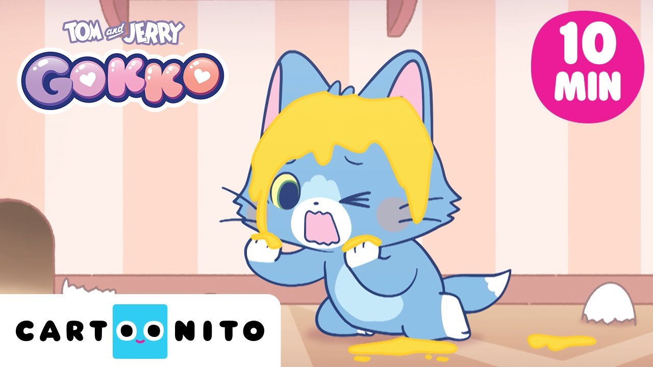 Tom e Jerry Gokko | Luta Maluca de Comida | NOVA SÉRIE | Cartoonito