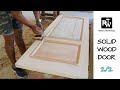 Making a solid wood door  diy door 22