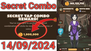 14 Sept 2024 Memefi Daily Secret Combo | today memefi 10,00,000 coin