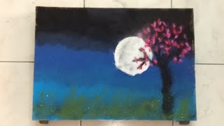 easy poster rangoli night scene poster rangoli.            even kids can make screenshot 5