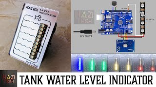 How To Make a Ultrasonic Tank Water Level Indicator | Save Water 💧 | Arduino