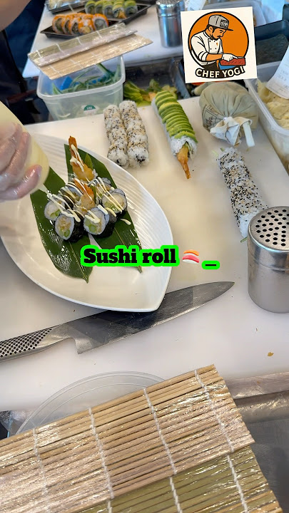 Famous Futomaki sushi #sushilife #food #chefyogi #foodies #foodshorts #sushi