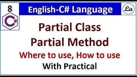 Partial classes in c#