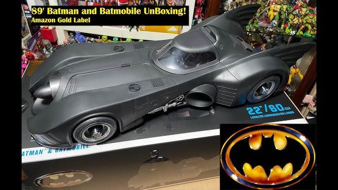 McFarlane Toys - DC Multiverse Batman & Batmobile Gold Label 2pk (1989),  Gold Label,  Exclusive, Multicolor