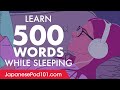 Japanese Conversation: Learn while you Sleep with 500 words