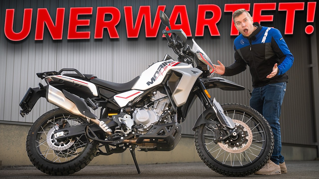 MOTO MORINI ALLTRHIKE 450 MOTORRAD ERSTE FAHRT!