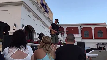 Eric Paslay - Friday Night - Crash My Playa 2015 - Hard Rock Riviera Maya - Poolside