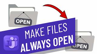 How to make Microsoft Teams files always open in the desktop app