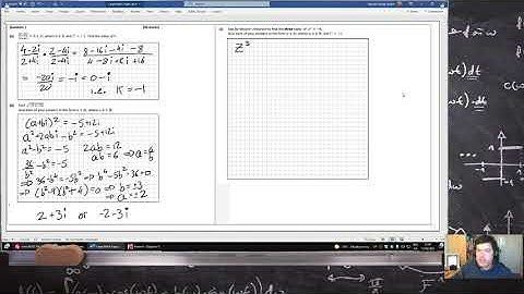 Leaving Certificate Examination 2021 Mathematics Paper 1 Higher Level Question 1  [LIVE-ish]