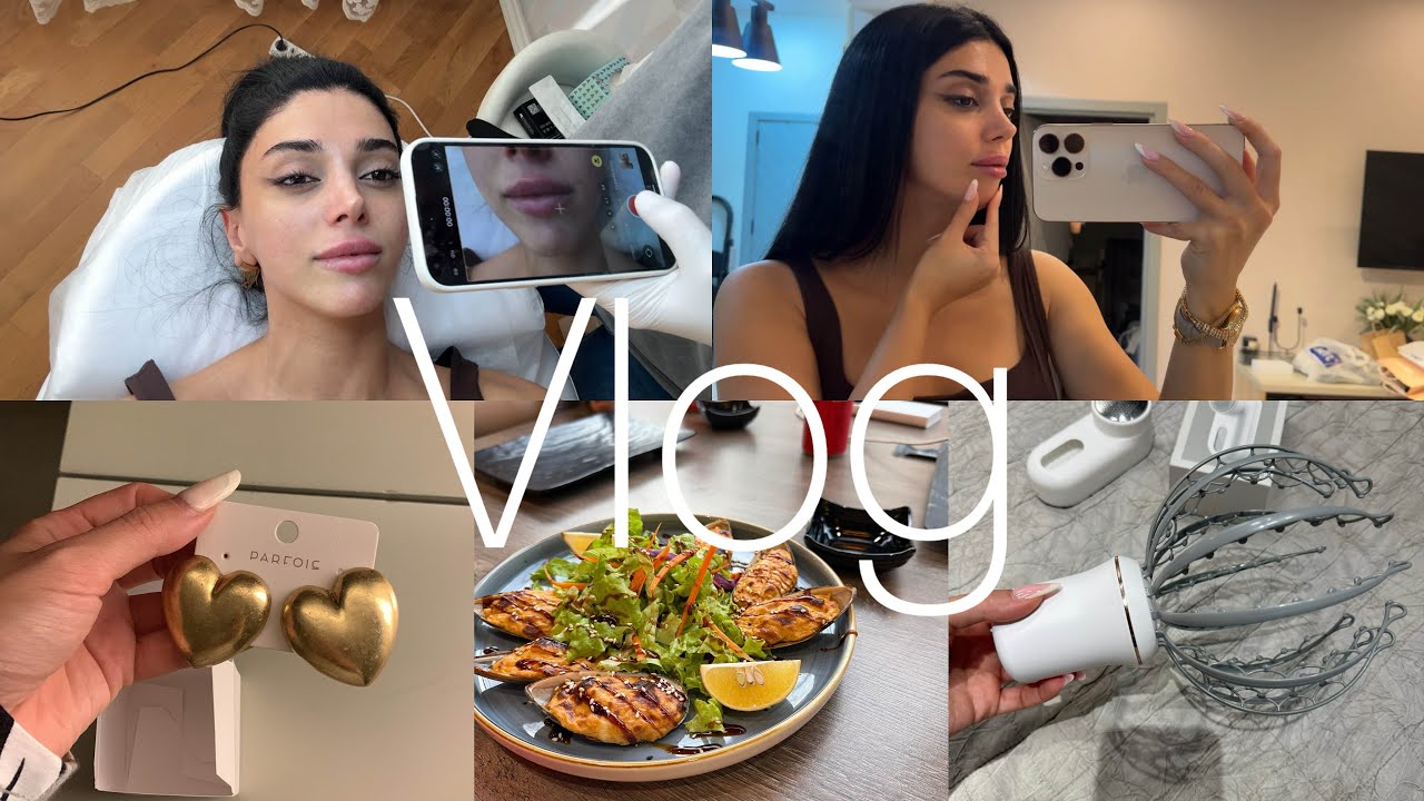 ÜZ ASİMETRİYASI İLƏ MÜBARİZƏM👄👩🏼‍⚕️💉DODAQ YANAQ DOLĞUSU | YENİ ƏŞYALAR | RUS DİLİNİ NECƏ ÖYRƏNMİŞƏM