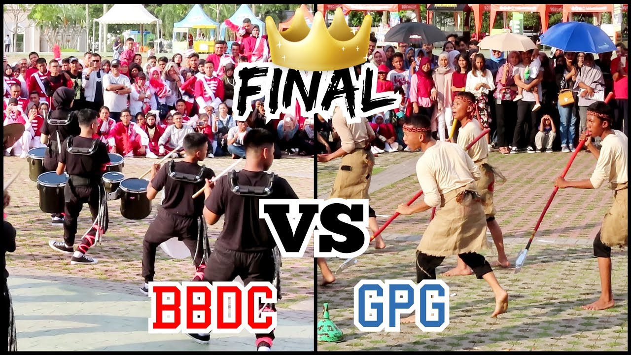 JUARA FINAL DRUM BATTLE BBDC Bahana Barelang Drum Corps VS GPG Gita Pratama Gemilang Batam 2019
