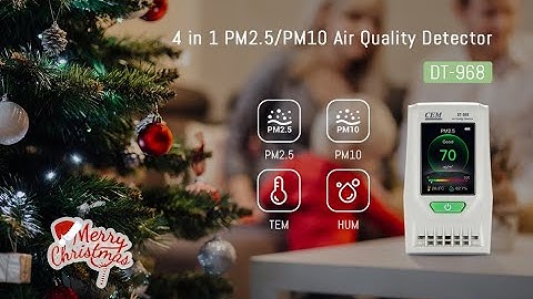 Air Quality Monitor and CEM DT-968
