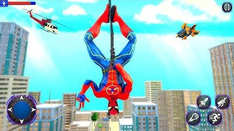 Superhero Robot Rescue Mission Simulator:Flying Games Spider Robot Games_1st five Levels