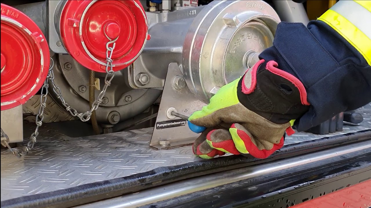 Maschinistenausbildung - Einsatz über den Fahrzeugtank