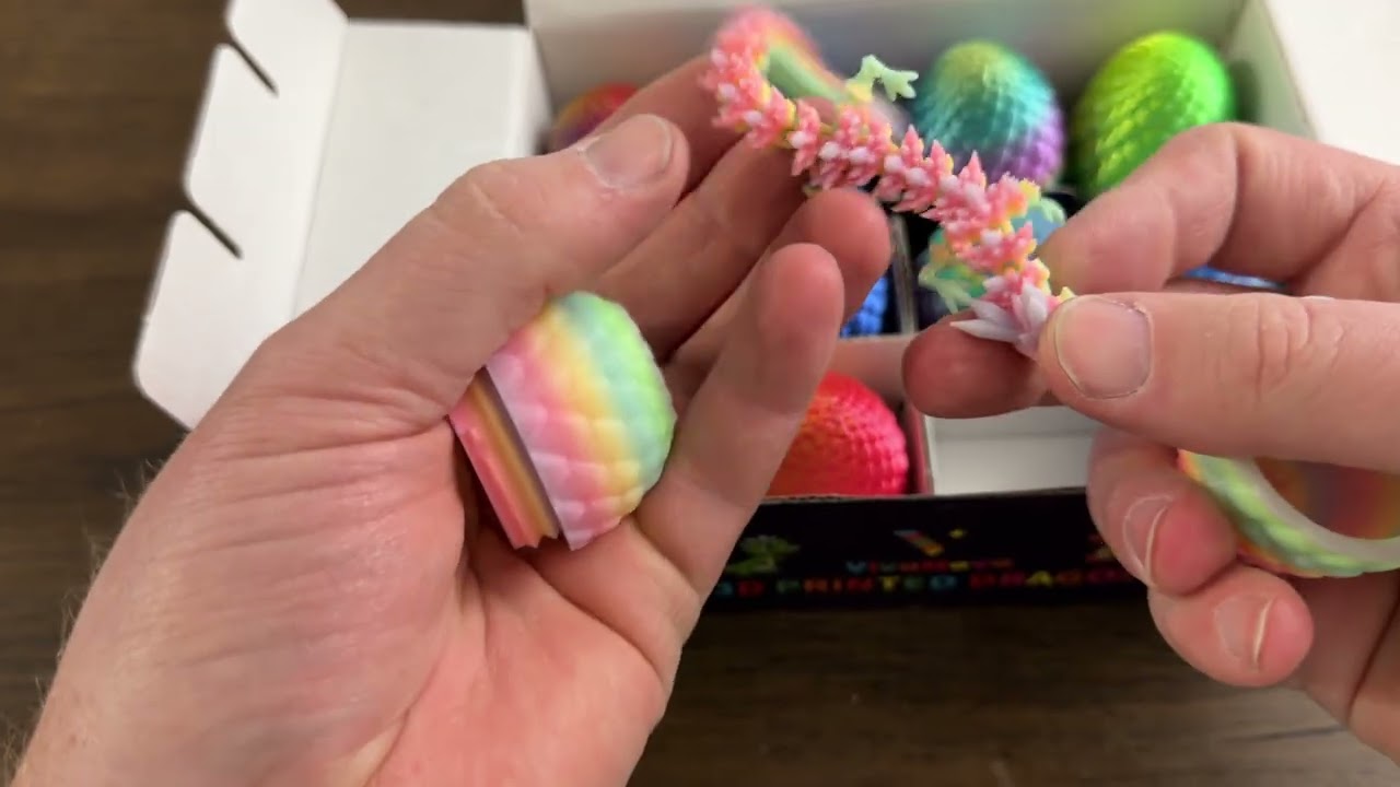 Beautiful Dragon Eggs with Dragon Inside