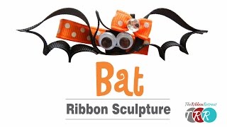 How to Make a Bat Ribbon Sculpture - TheRibbonRetreat.com