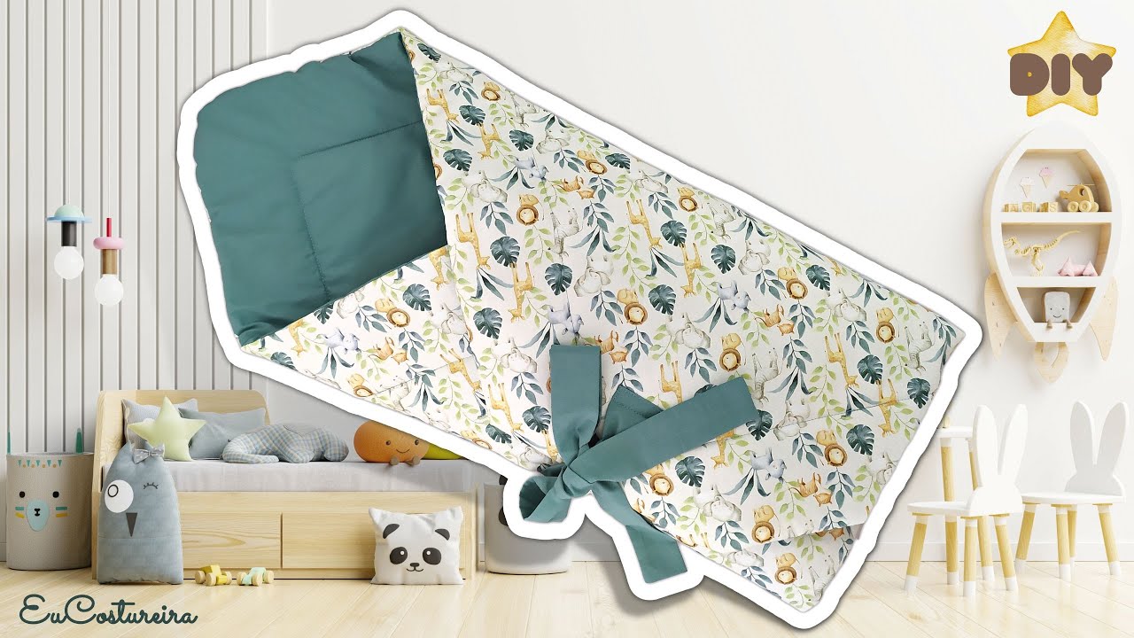 Saco de dormir para bebê passo a passo ⭐