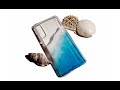 Creating a Resin Beach Wave Samsung Phone Case | Resin Ocean Art | Ocean Mobile Cover #DIYphonecase
