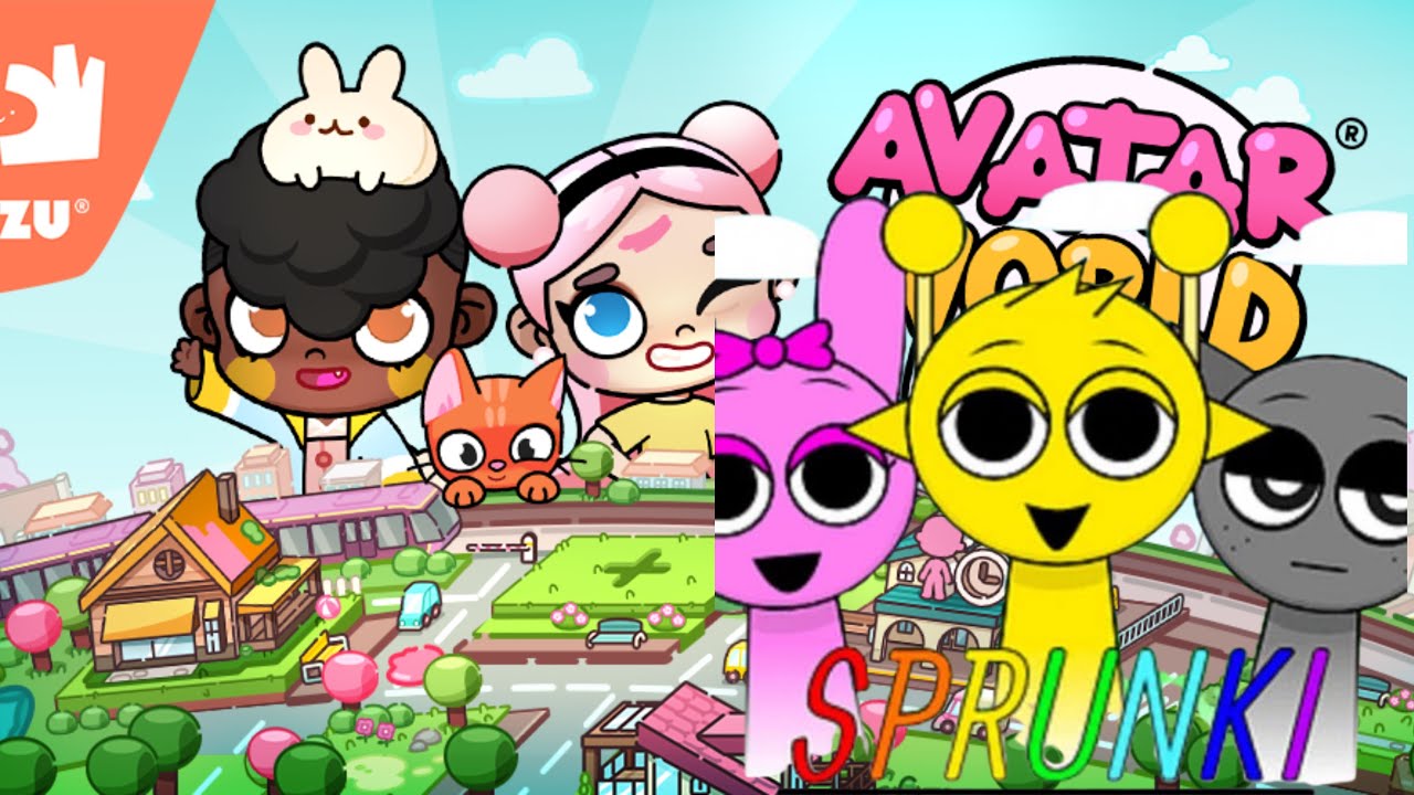 Fazendo Sprunks no Avatar Word #sprunki #avatarworld
