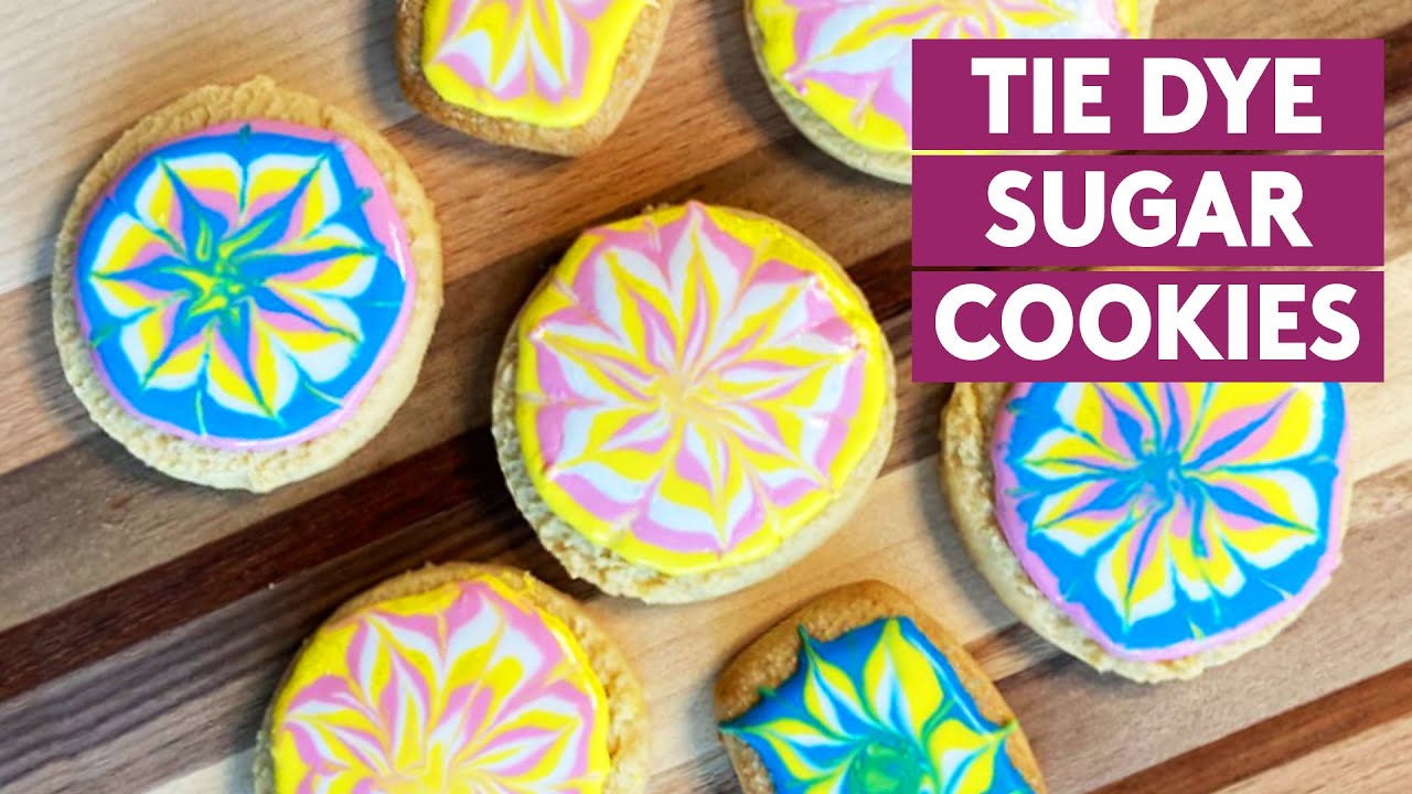 Tie-Dye Sugar Cookies