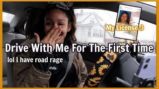 FIRST TIME DRIVING ALONE