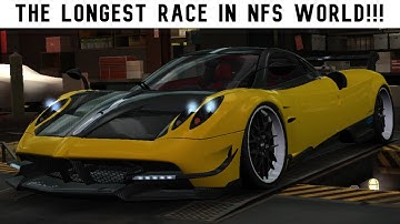 The Longest Race in NFS World/Freeroam Sparkserver! (Pagani Huayra BC gameplay)