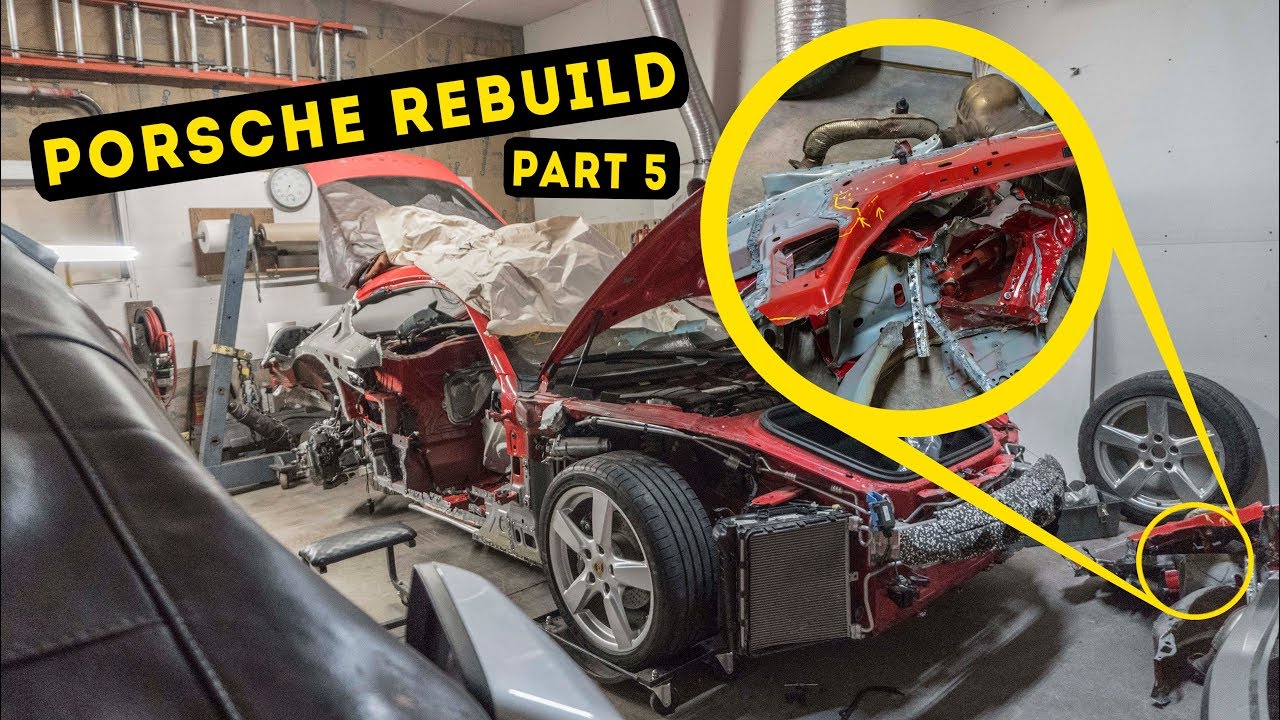 Structural repair and rocker panel removal on a vehicle