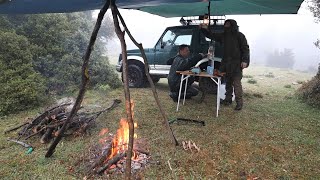 Car Camping in the Rain-Baking Bread, Outdoor Cooking, Fox Trough the Wild Forest, 4X4 Car etc by ST WILDERNESS ADVENTURES 6,689 views 2 years ago 30 minutes