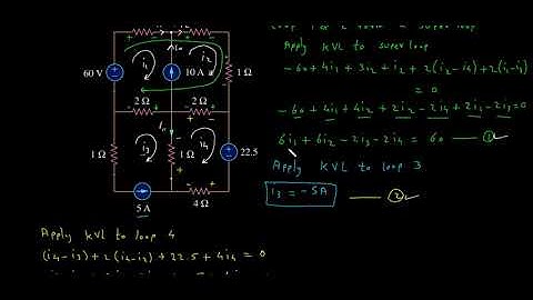 Mesh analysis 3 | Electrical Engineering