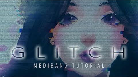 [Medibang Paint Pro desktop version how to] Glitch effect