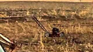 explosive target lawn mower