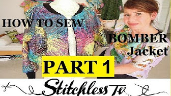 How to sew a Bomber Jacket Sew along - YouTube