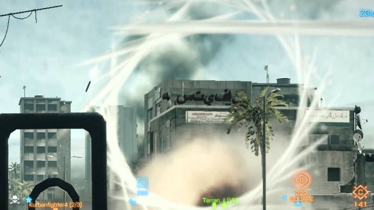 Bild från battlefield 3 missilen som inte visste var han skulle