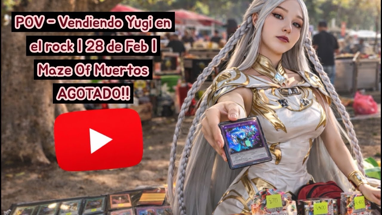 POV Vendiendo Yugi TCG en el Rock 28 de Febrero | CDMX | Vamos por los 1,000 subs!!! #yugioh #anime 