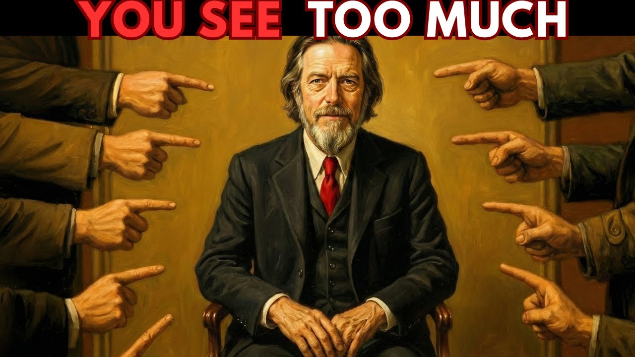 Why Seeing What Others Can’t Becomes Dangerous | Alan Watts Psychology