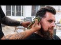 Low Zero Fade Haircut With Beard | Textured Pompadour