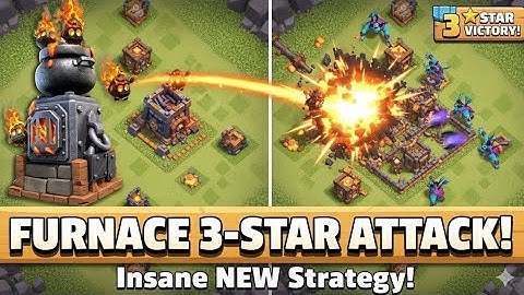 🔥 FURNACE FURY! Unstoppable CoC Attack Strategy ⚔️💥 | #ClashOfClans #FurnaceAttack #CocStrategy